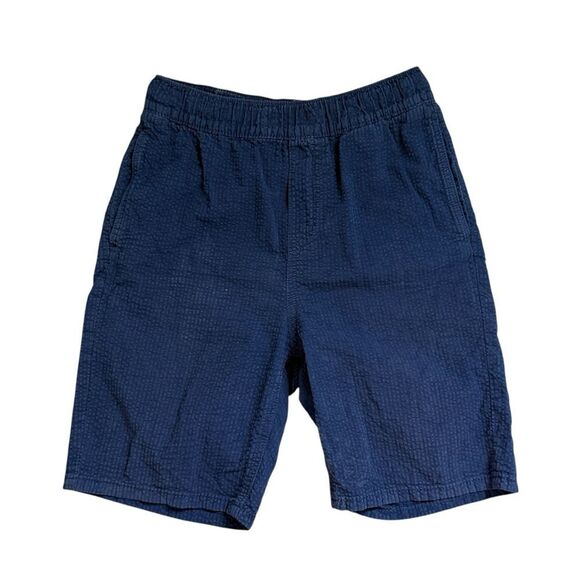 H&M Boys Seersucker Shorts Navy Pull On US 10 Preppy - Picture 1 of 6